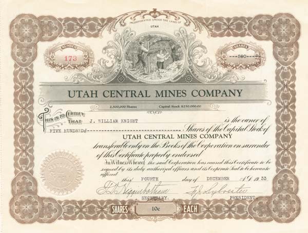 Utah Central Mines Co.